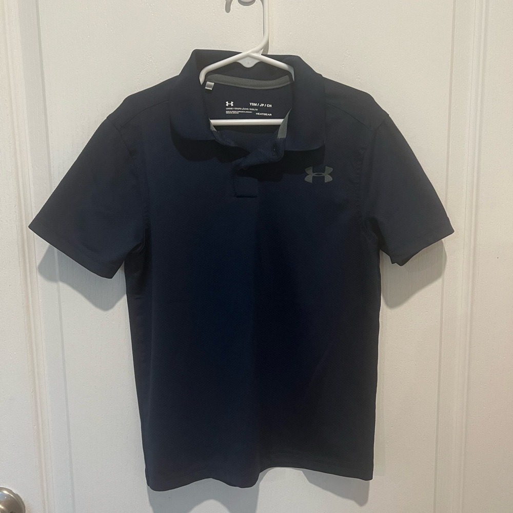 Under Armor Boys Medium Golf Polo